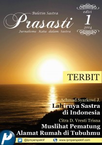 Book Cover: Buletin Prasasti Edisi 1: Terbit