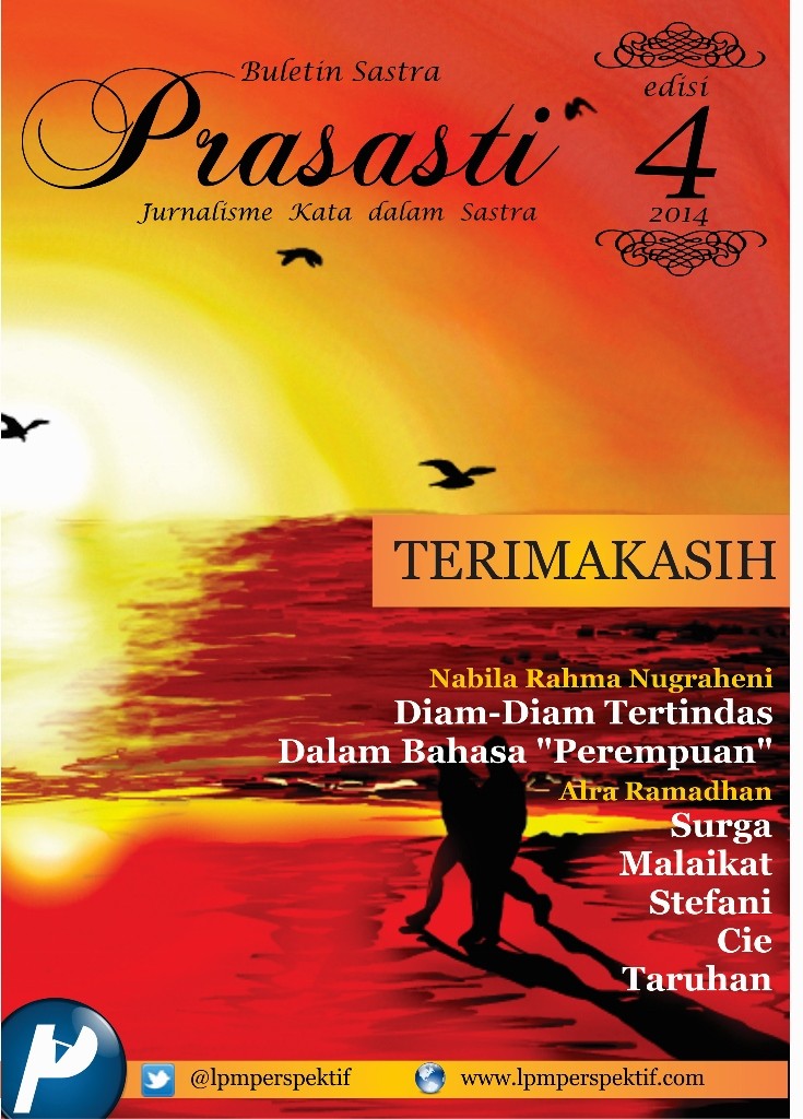 Book Cover: Buletin Prasasti Edisi 4: Terimakasih