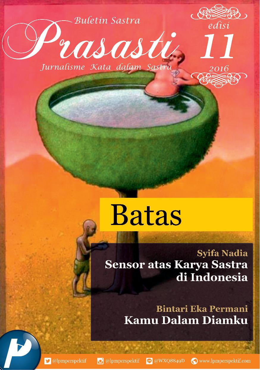 Book Cover: Buletin Prasasti Edisi 11: Batas