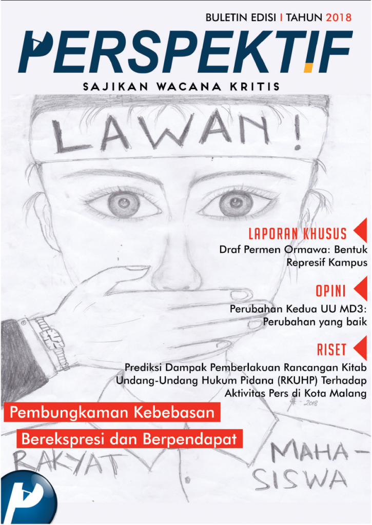 Book Cover: Buletin Bulanan 2018 Edisi 1: Pembungkaman Kebebasan Berekspresi dan Berpendapat