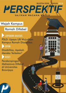 Book Cover: Buletin Bulanan 2018 Edisi 3: Wajah Kampus Ramah Difabel