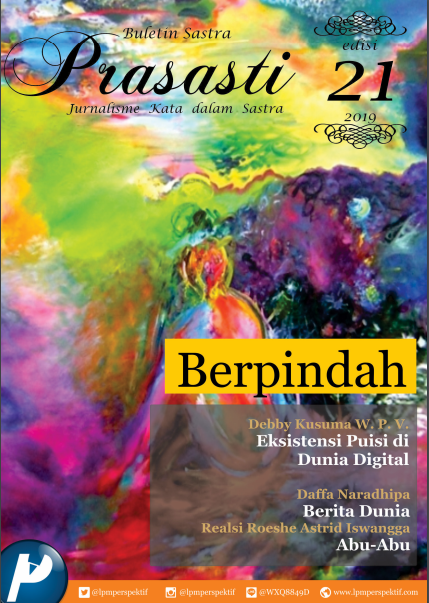 Book Cover: Buletin Prasasti Edisi 21 : Berpindah