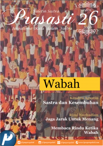 Book Cover: Buletin Prasasti Edisi 26: Wabah