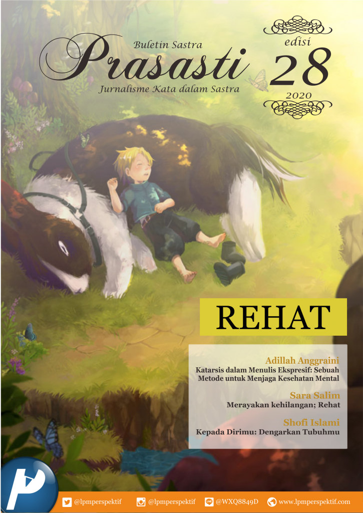 Book Cover: Buletin Prasasti Edisi 28: Rehat