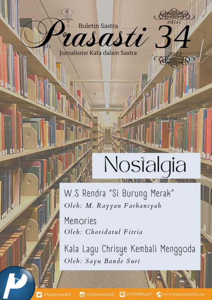 Book Cover: Buletin Prasasti Edisi 34: Nostalgia