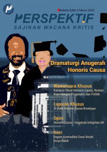 Book Cover: Buletin Redaksi Edisi 3: Dramaturgi Anugerah Honoris Causa